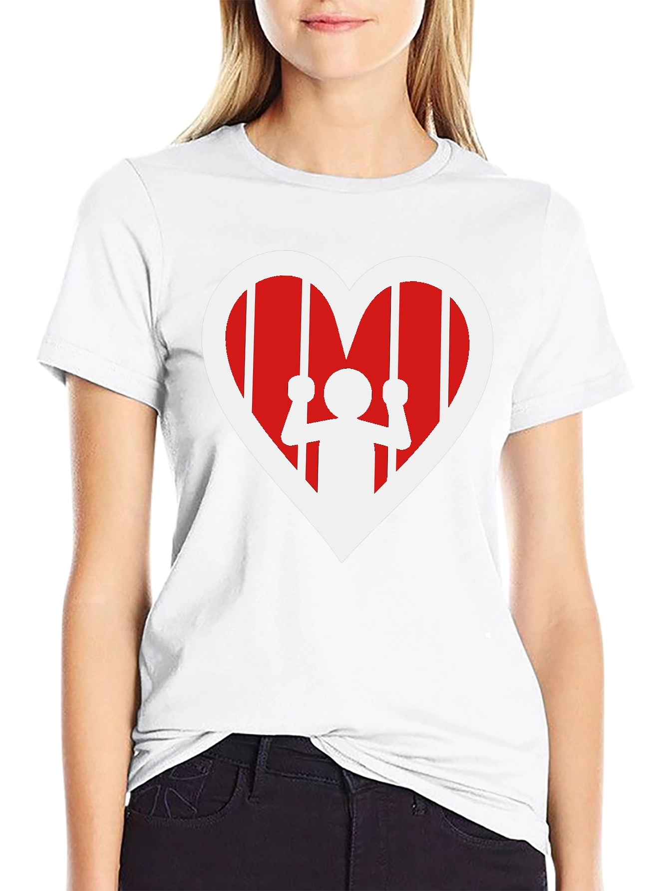 Heart Jail T-Shirt - Freedom in Love