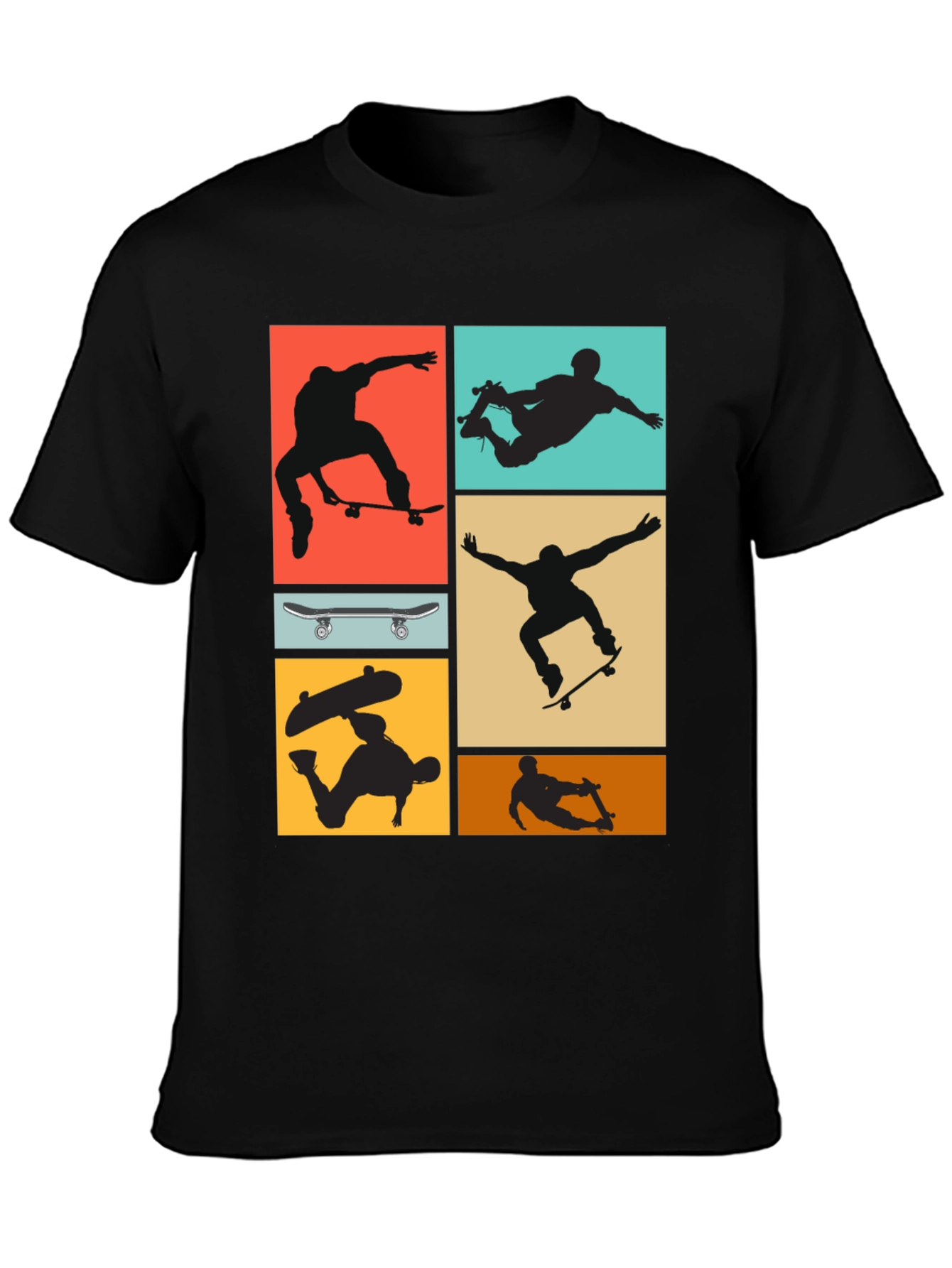 Skateboard Silhouette Graphic Tee