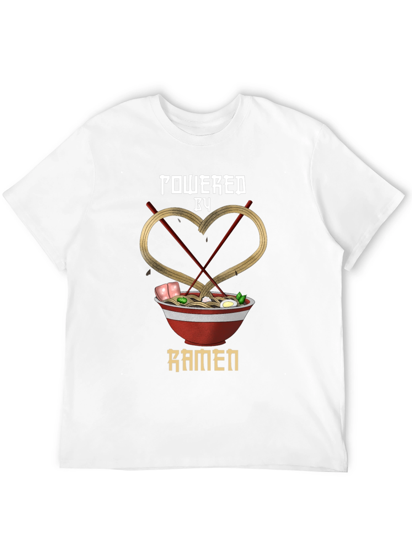 Powered by Ramen Graphic Tee - Unisex Black T-Shirt