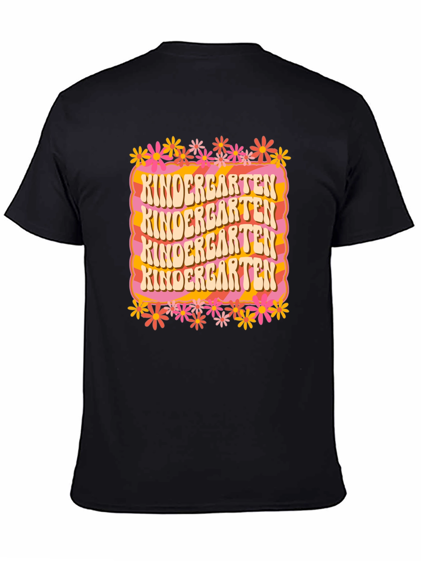 Kindergarten Teacher Retro Graphic T-Shirt