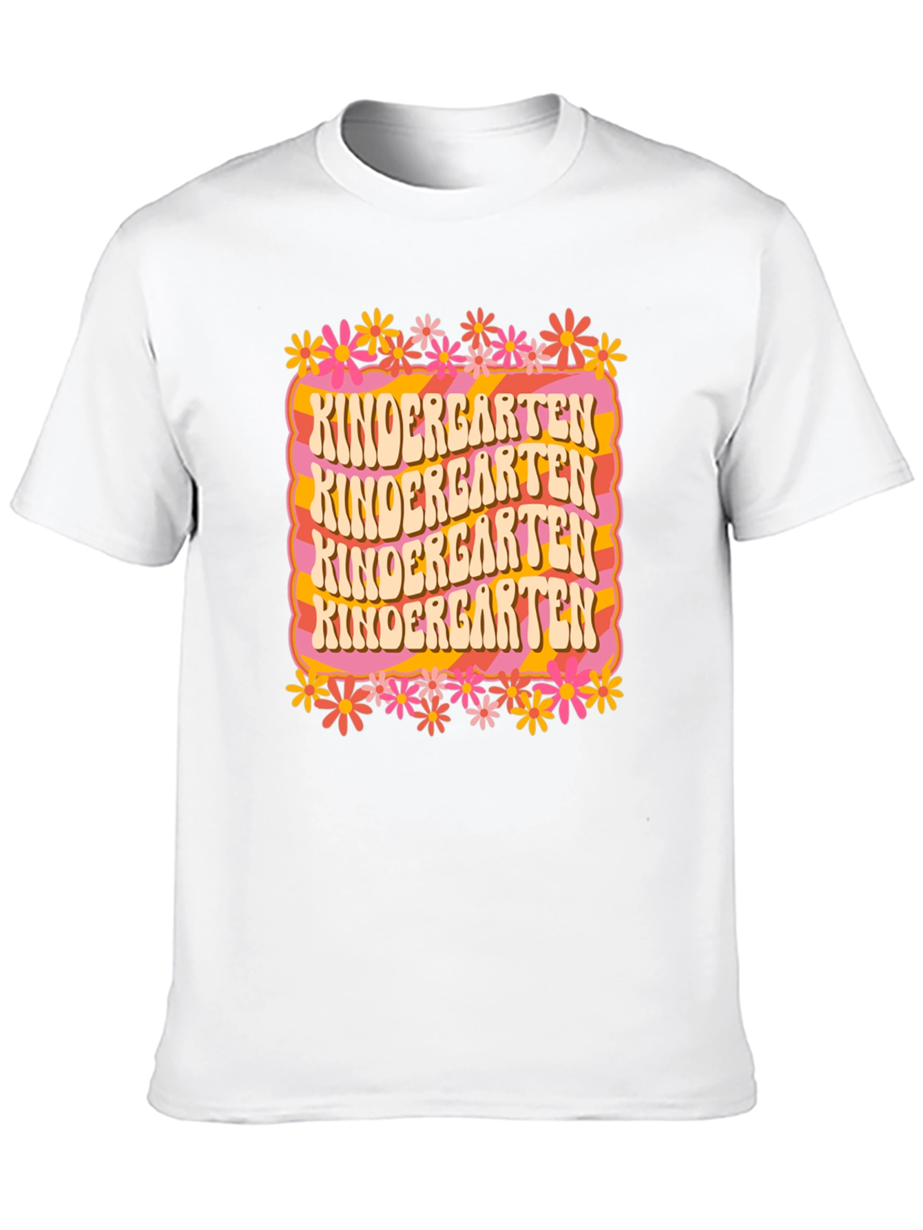 Kindergarten Teacher Retro Graphic T-Shirt
