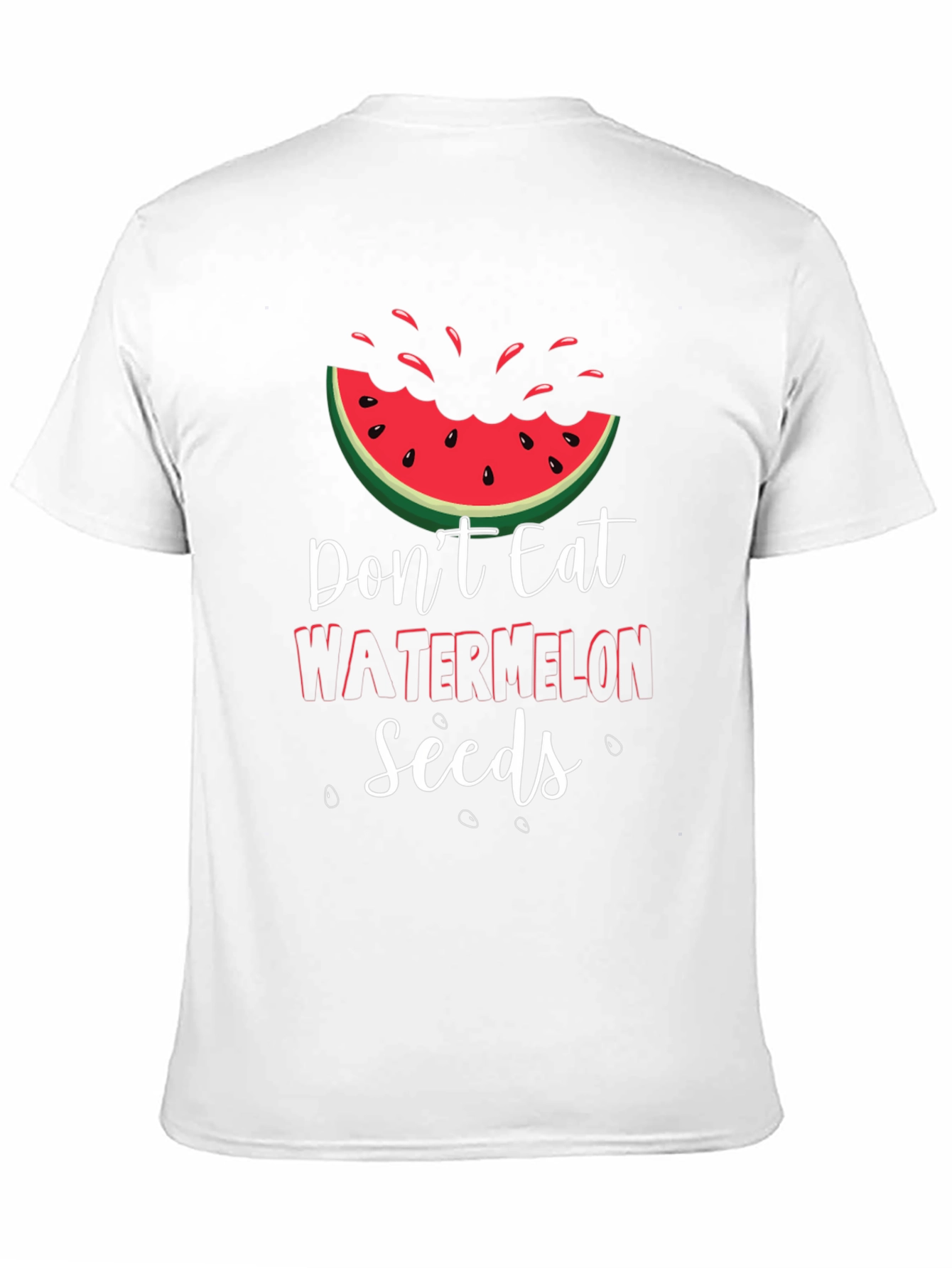 Funny Watermelon Seeds Graphic Tee