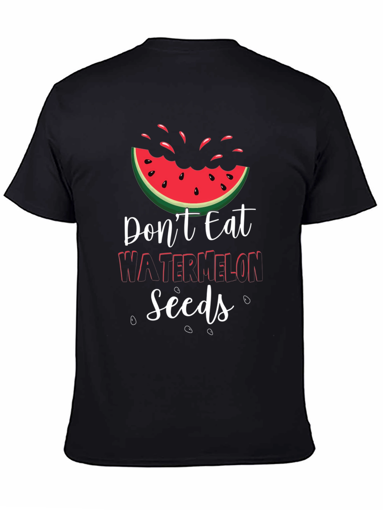 Funny Watermelon Seeds Graphic Tee