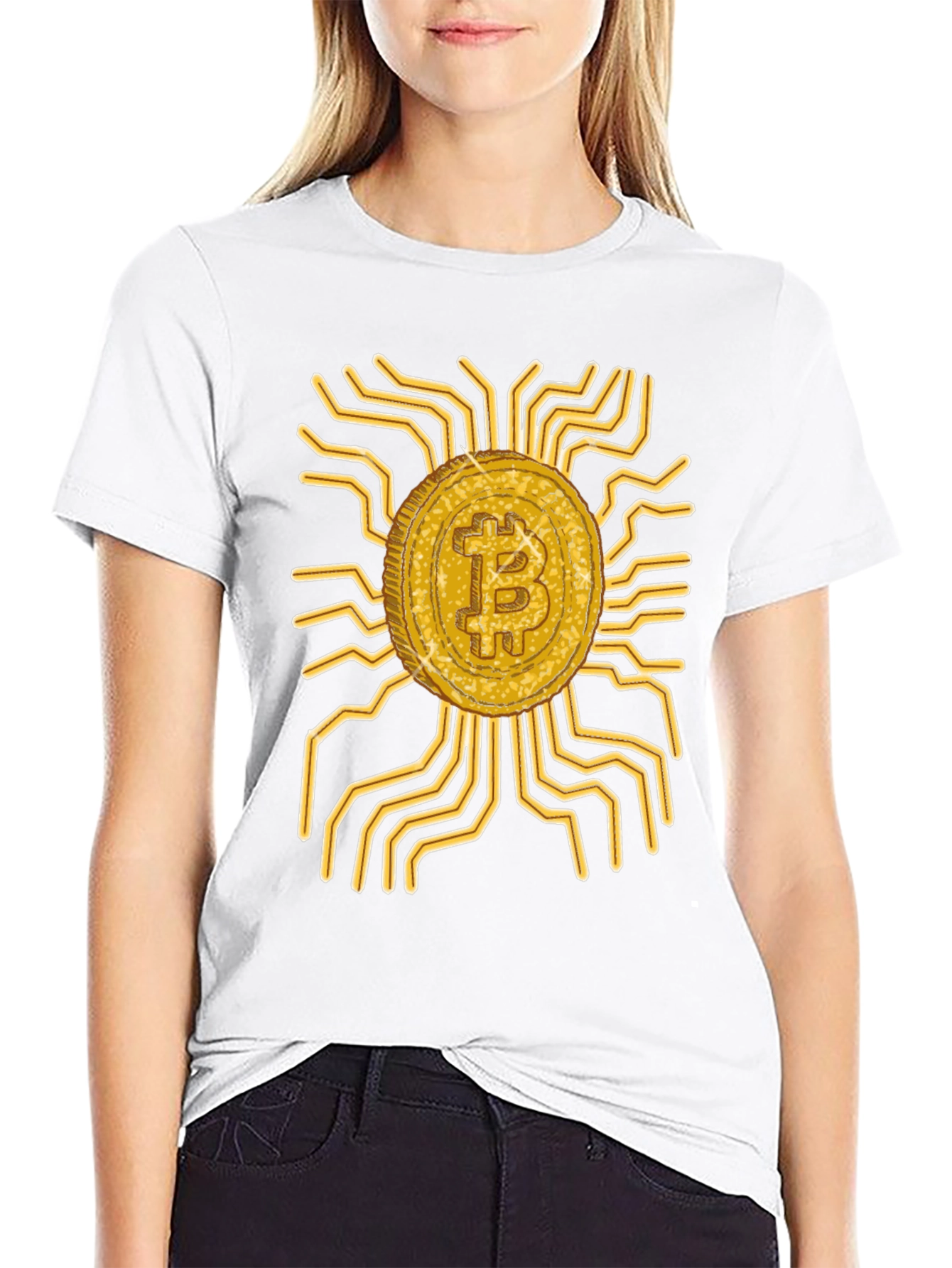 Bitcoin Circuit Board Graphic Tee
