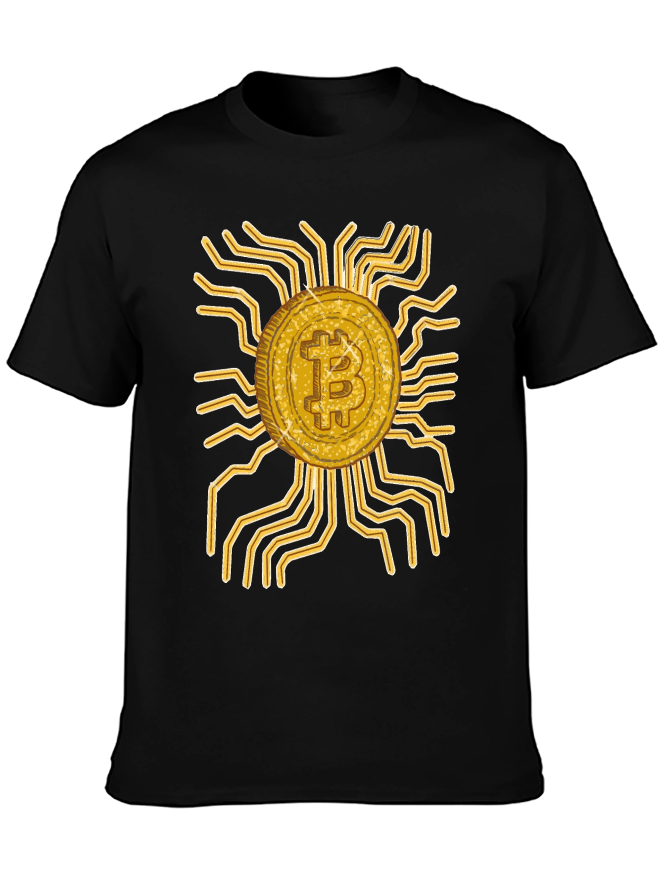 Bitcoin Circuit Board Graphic Tee