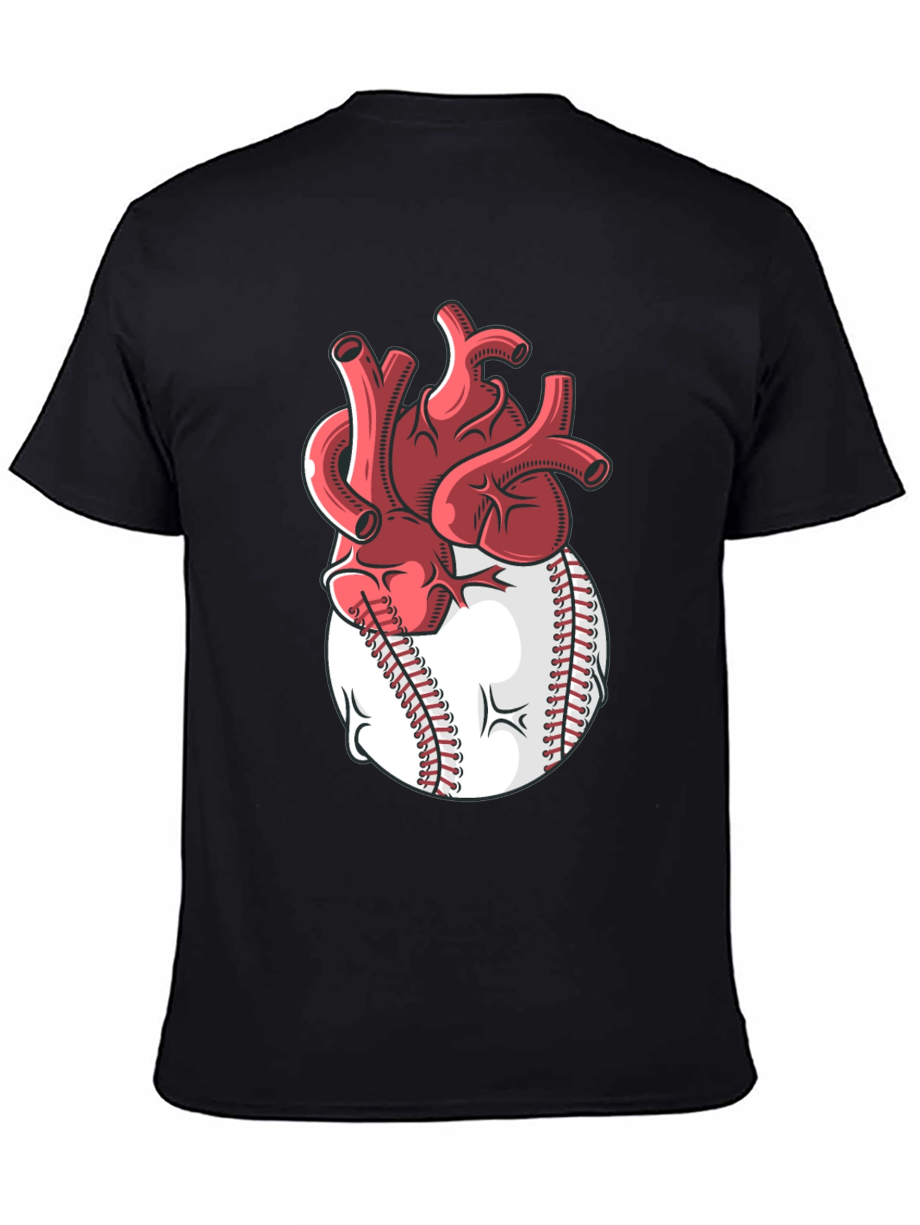 Heart Baseball T-Shirt - Passion for the Game