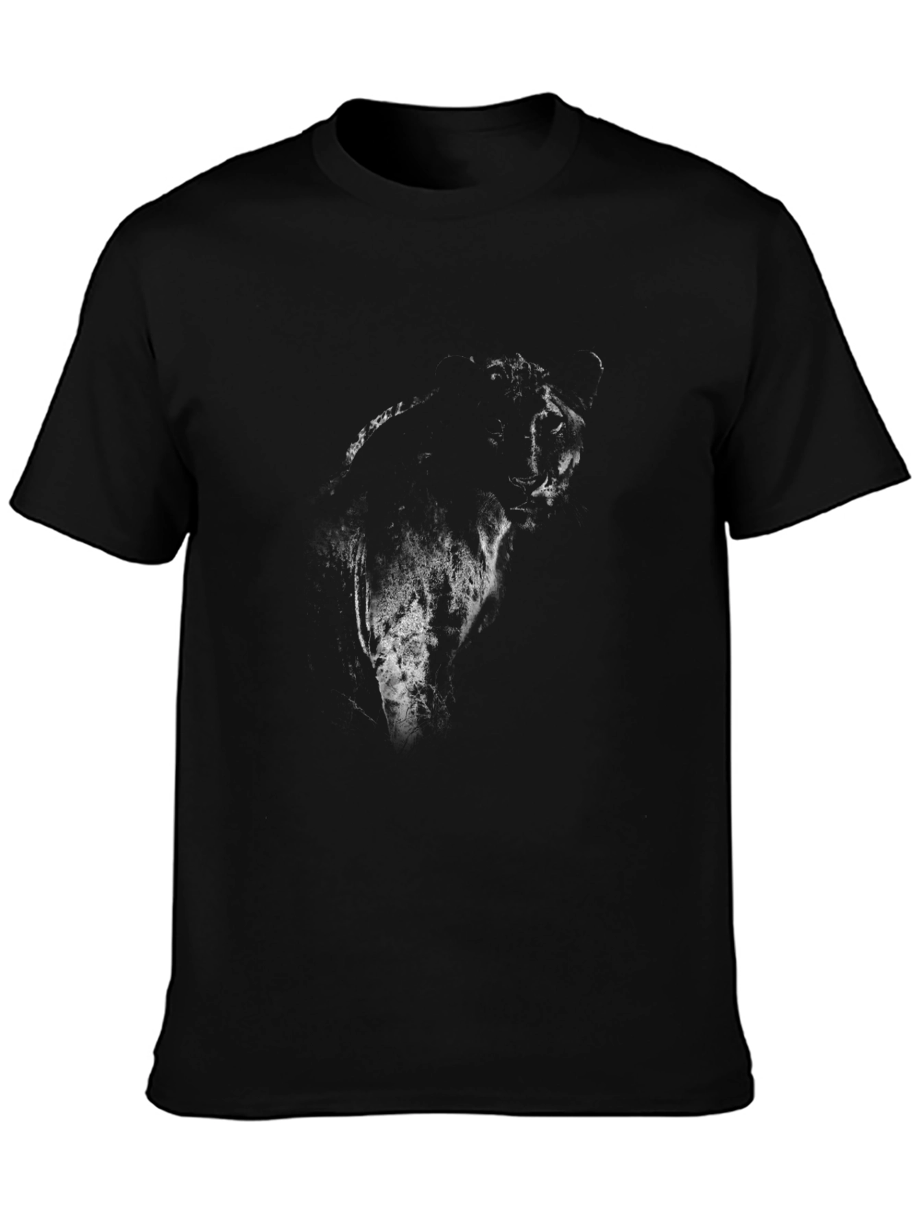 Black Bear Graphic Print T-Shirt