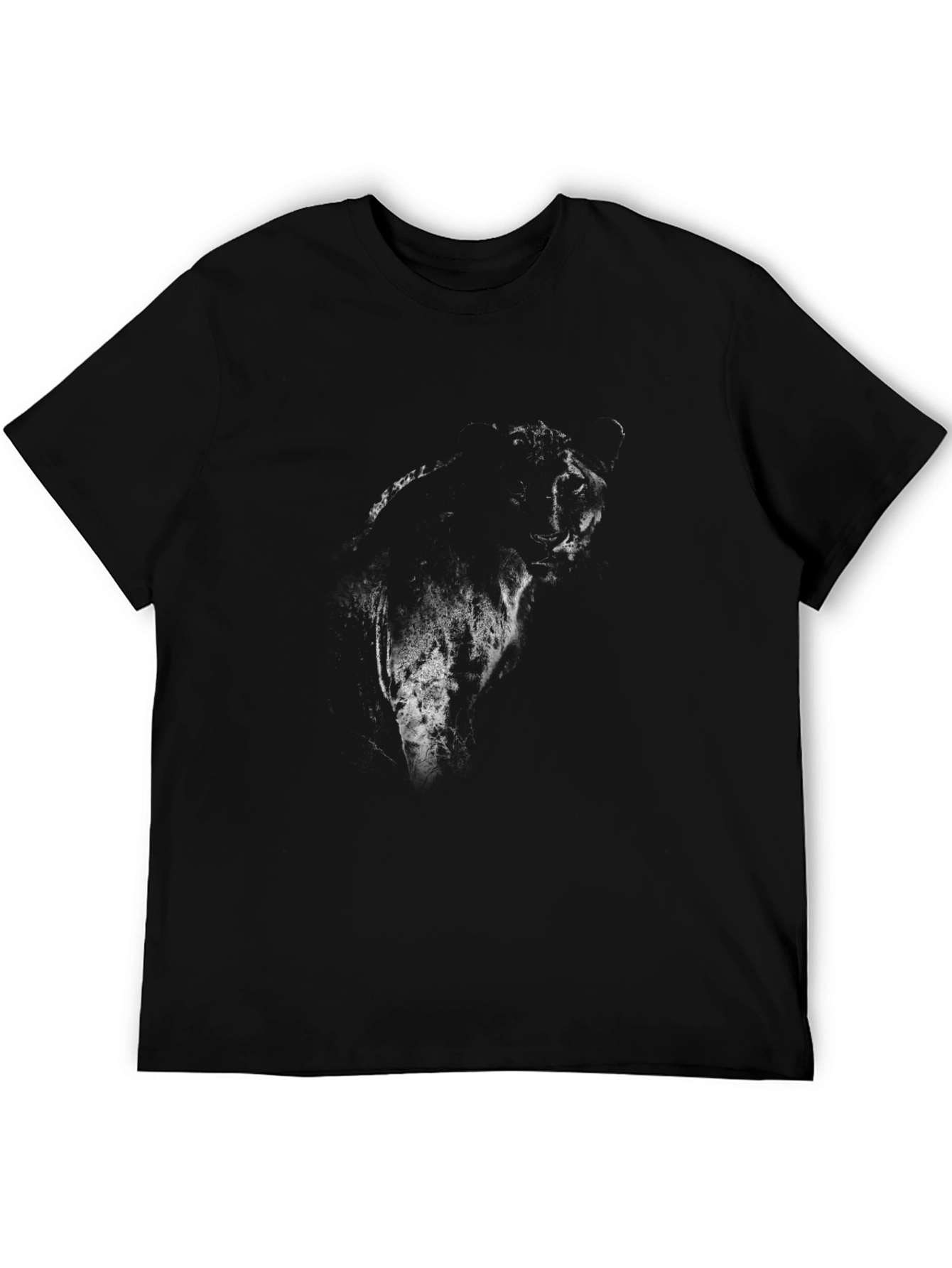 Black Bear Graphic Print T-Shirt