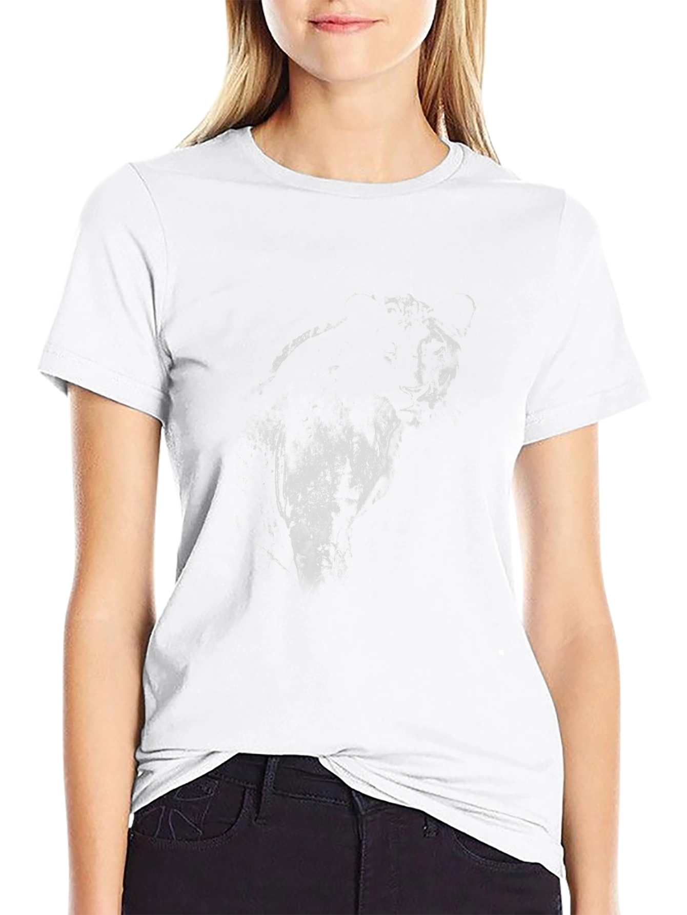 Black Bear Graphic Print T-Shirt