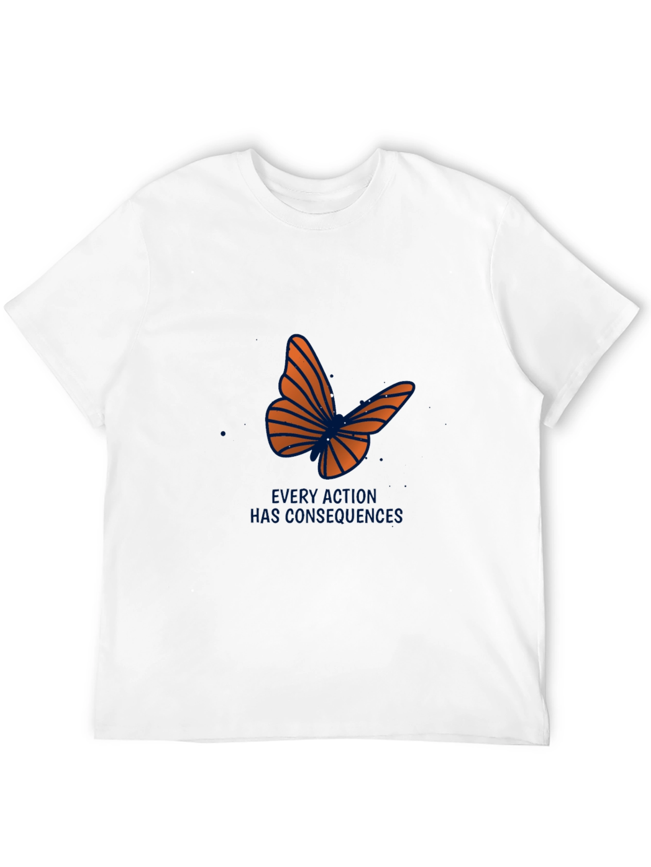 Butterfly Effect Graphic Tee - Black