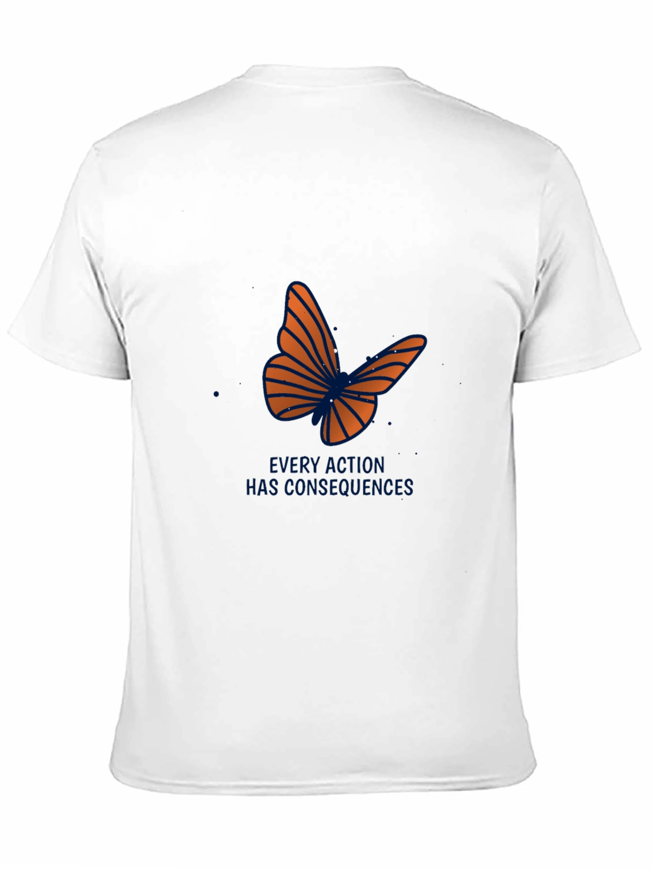 Butterfly Effect Graphic Tee - Black