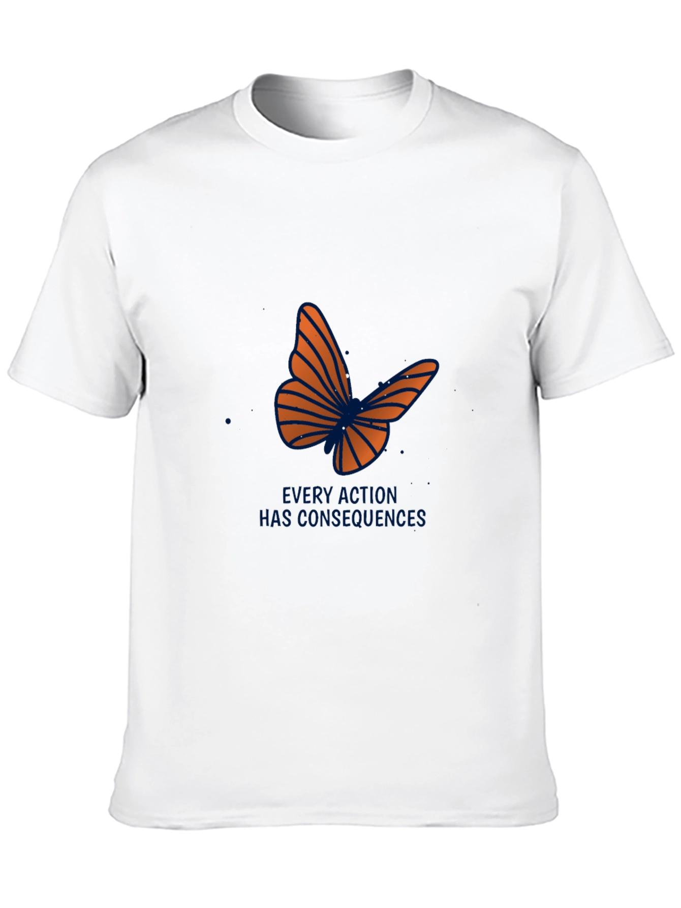 Butterfly Effect Graphic Tee - Black