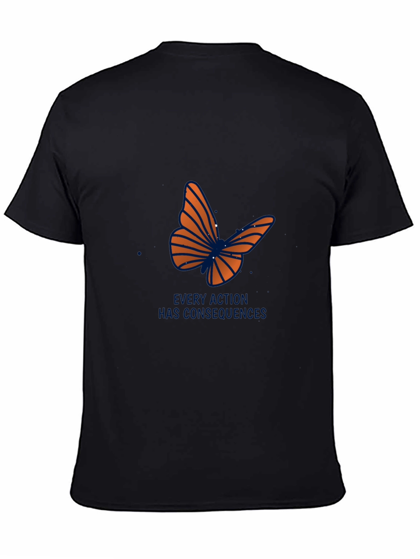 Butterfly Effect Graphic Tee - Black