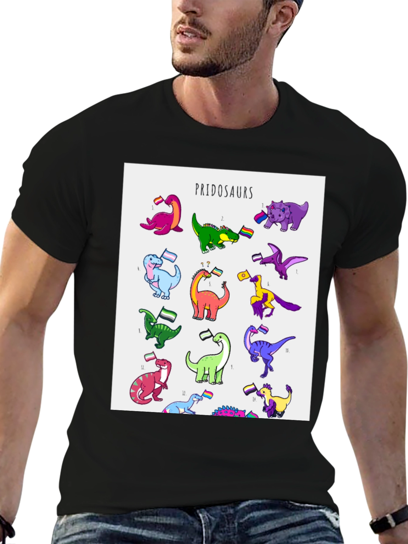 Pridosaurs Pride LGBTQ+ Dinosaur T-Shirt