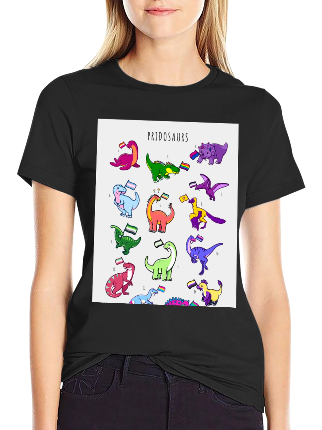 Pridosaurs Pride LGBTQ+ Dinosaur T-Shirt