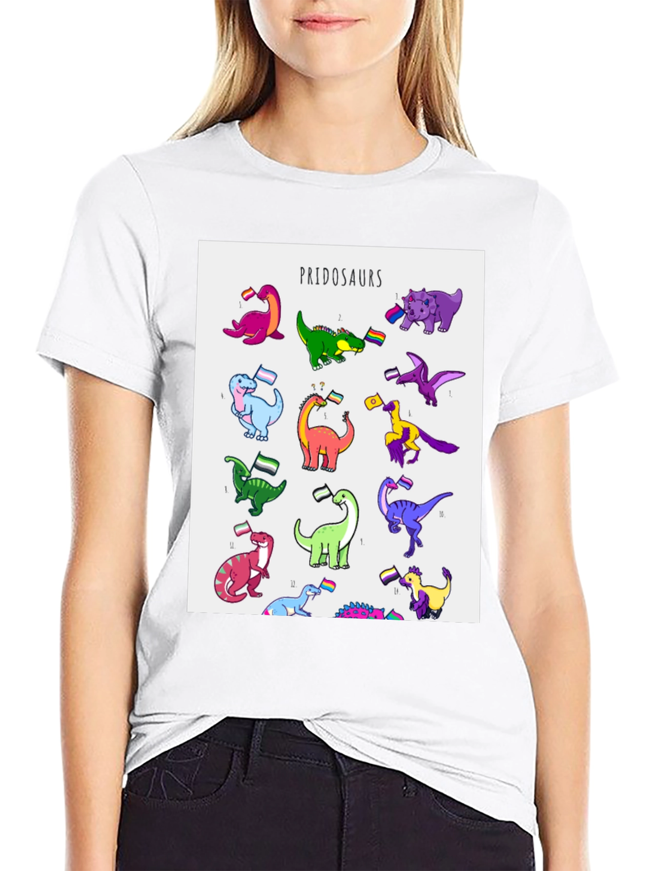 Pridosaurs Pride LGBTQ+ Dinosaur T-Shirt
