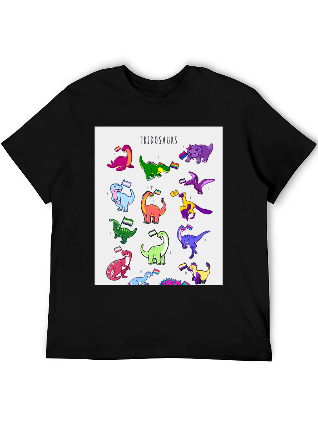Pridosaurs Pride LGBTQ+ Dinosaur T-Shirt