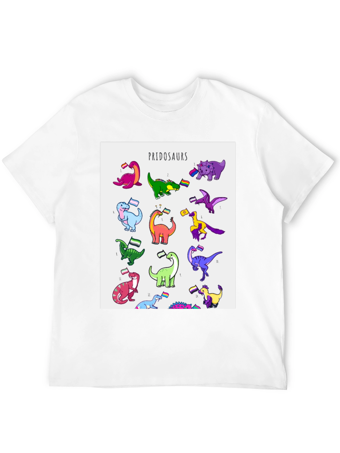 Pridosaurs Pride LGBTQ+ Dinosaur T-Shirt