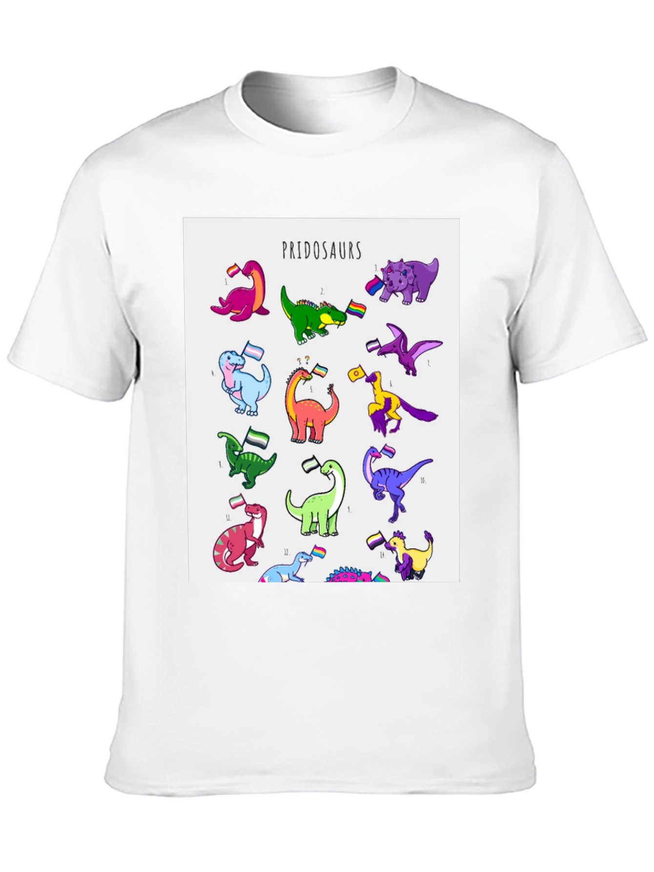 Pridosaurs Pride LGBTQ+ Dinosaur T-Shirt
