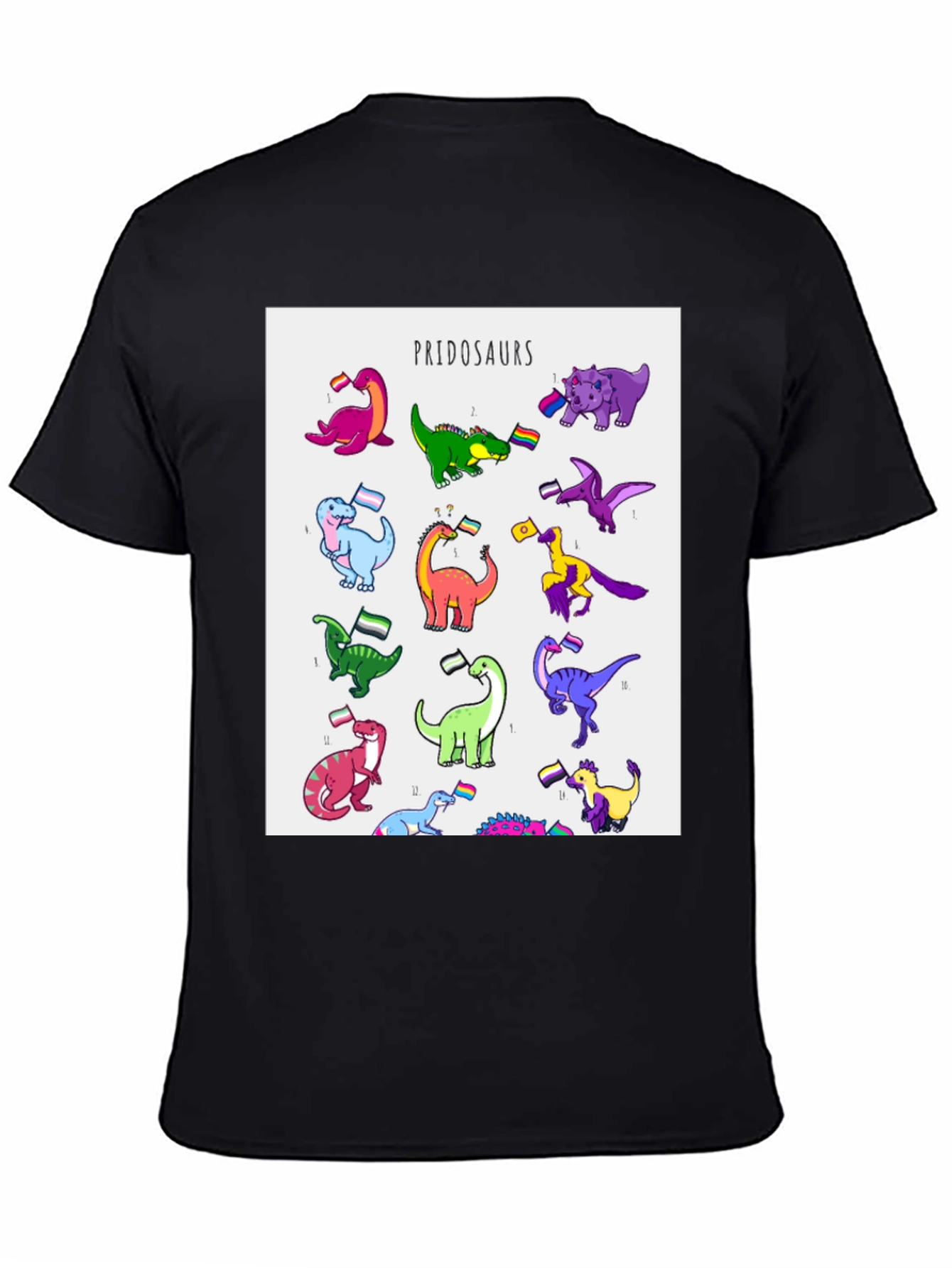 Pridosaurs Pride LGBTQ+ Dinosaur T-Shirt