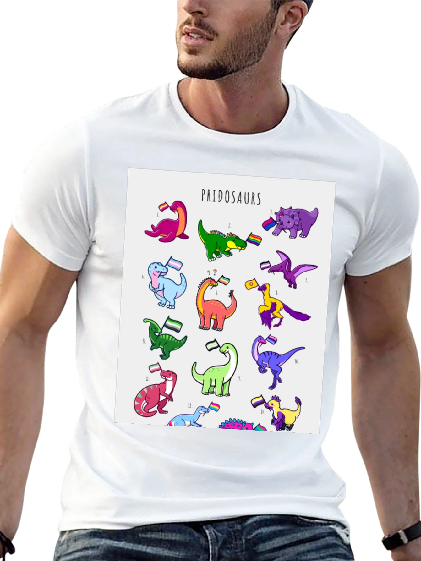 Pridosaurs Pride LGBTQ+ Dinosaur T-Shirt