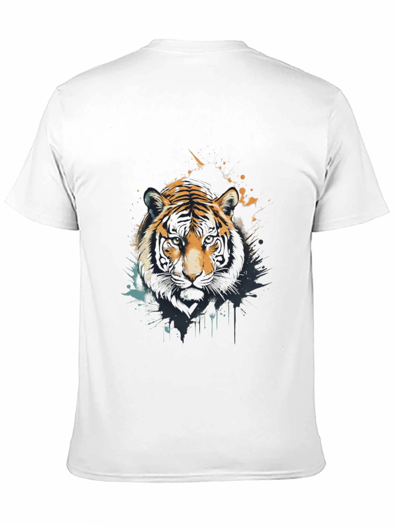 Tiger Graphic Print T-Shirt