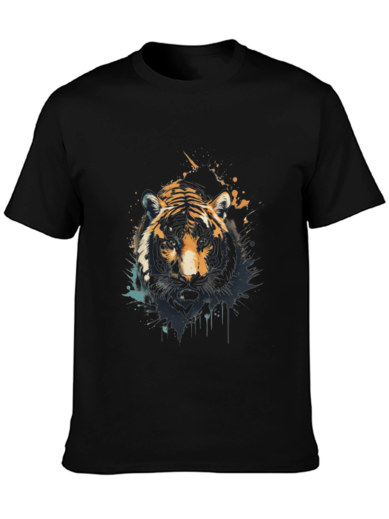 Tiger Graphic Print T-Shirt
