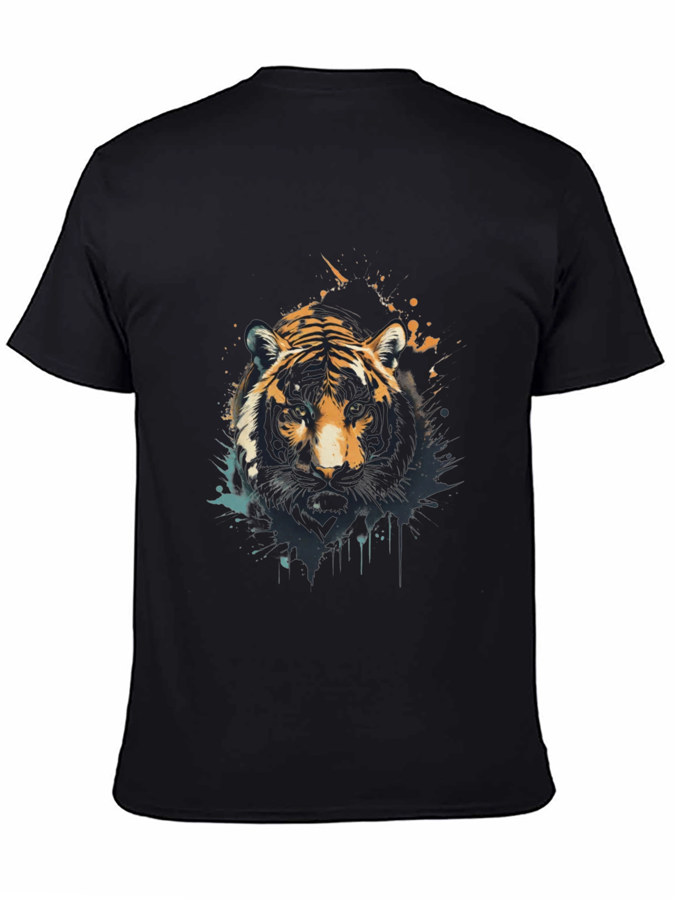 Tiger Graphic Print T-Shirt