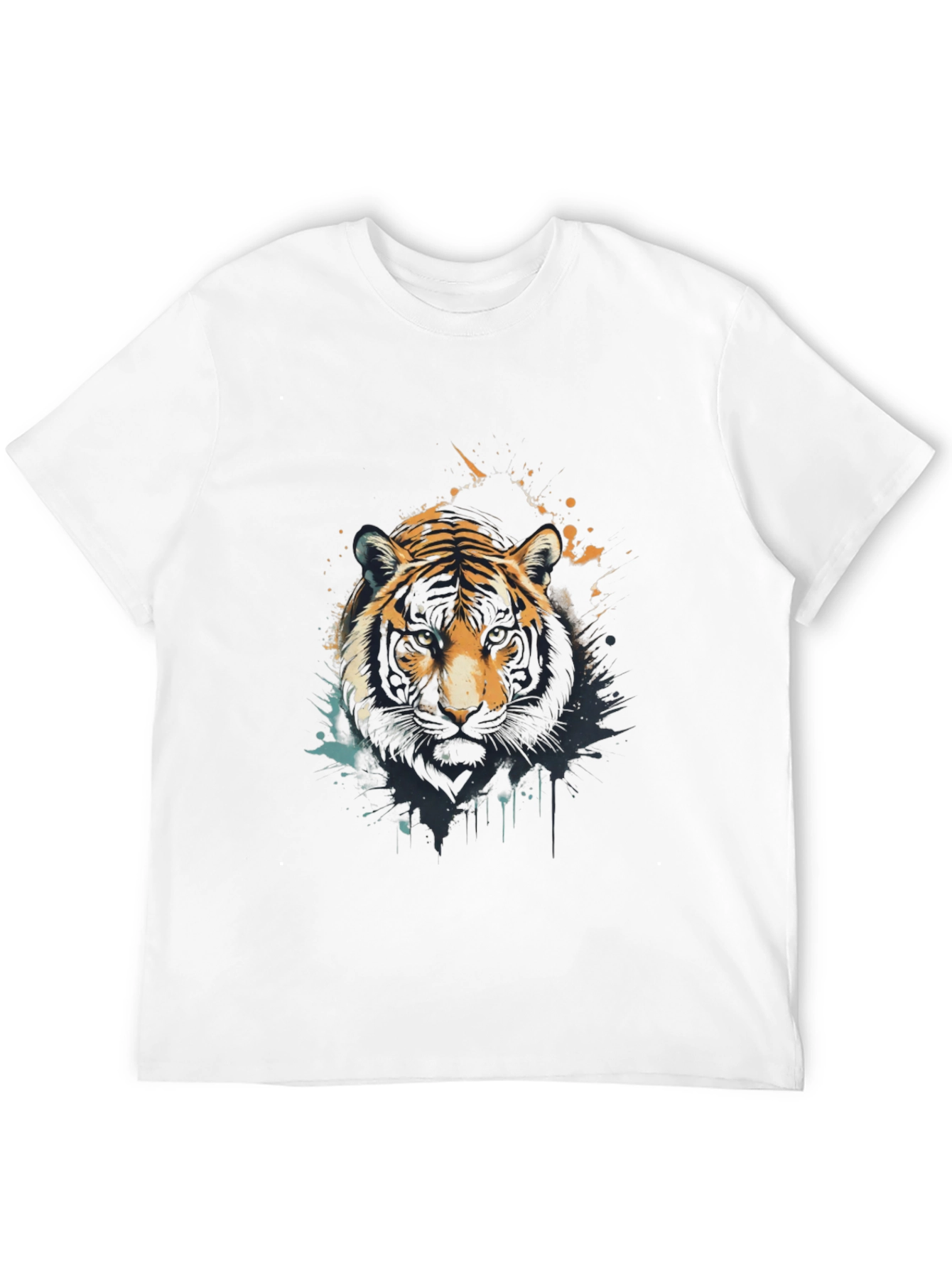 Tiger Graphic Print T-Shirt