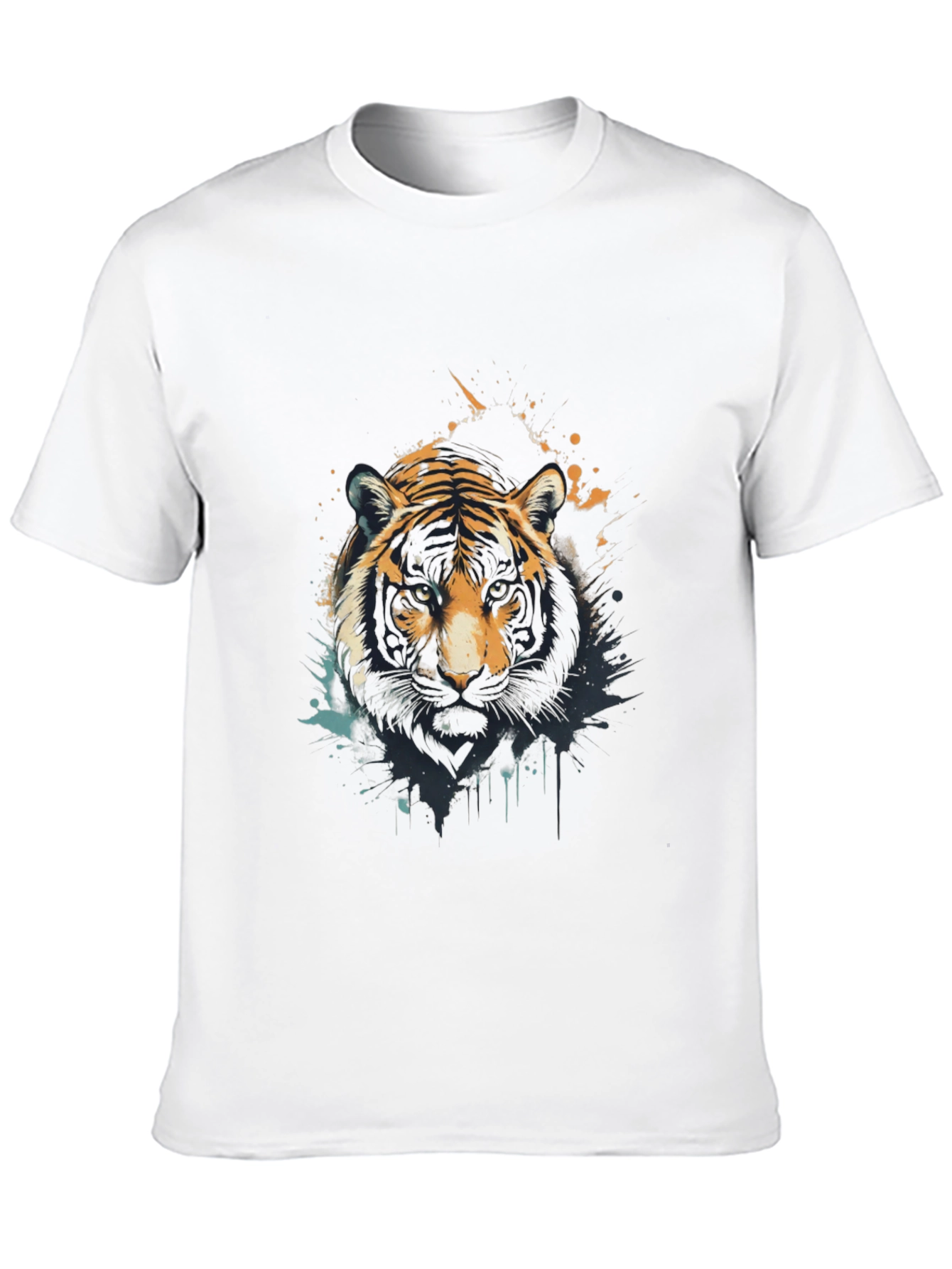 Tiger Graphic Print T-Shirt