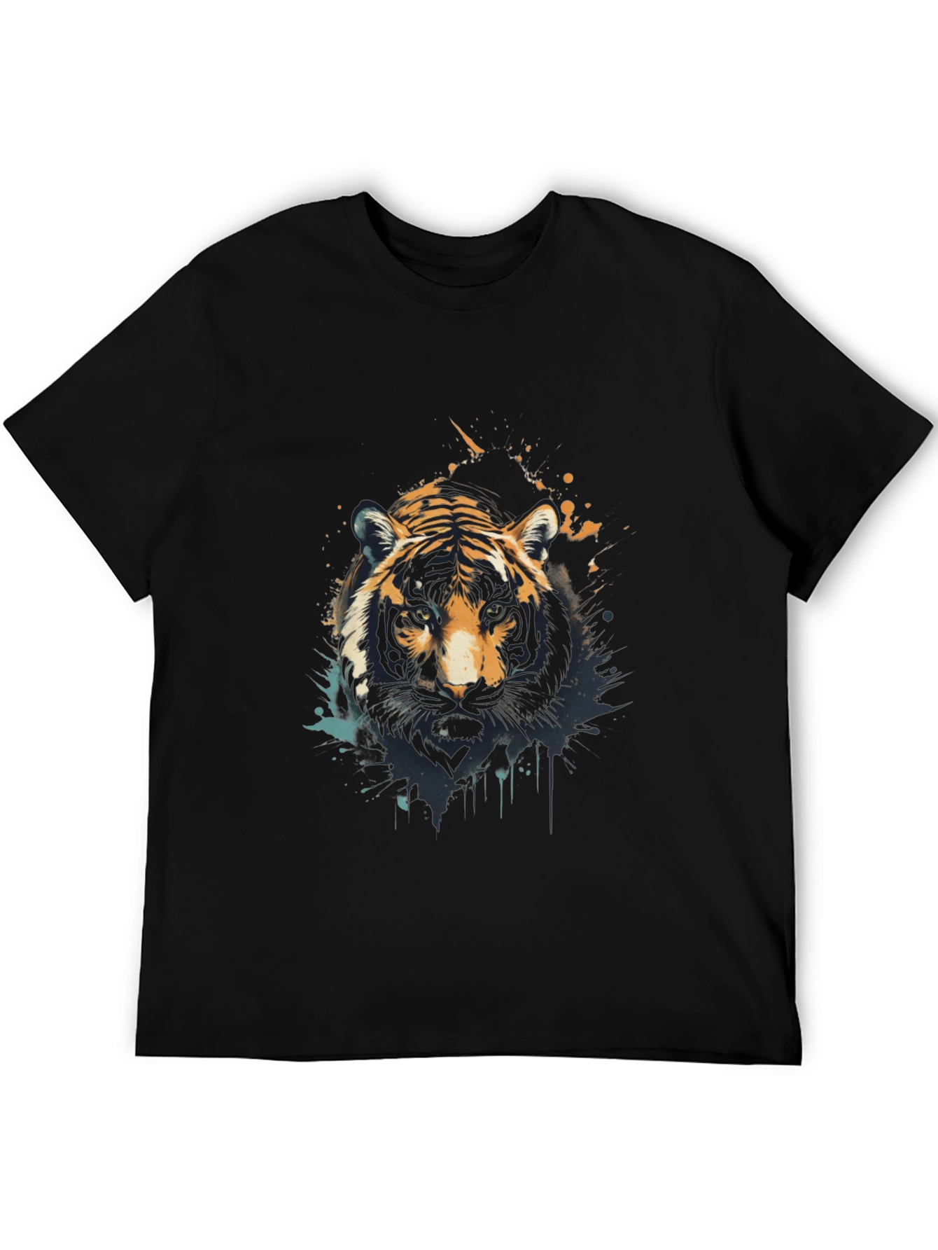 Tiger Graphic Print T-Shirt
