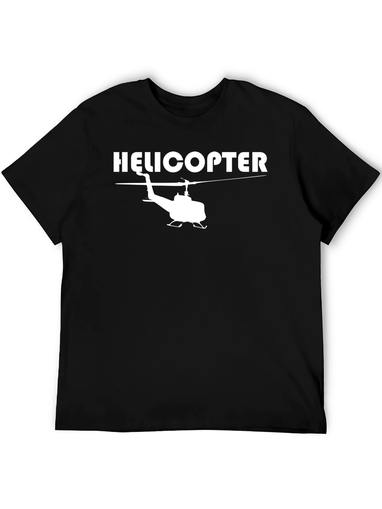 Helicopter Graphic Tee - Aviation T-Shirt
