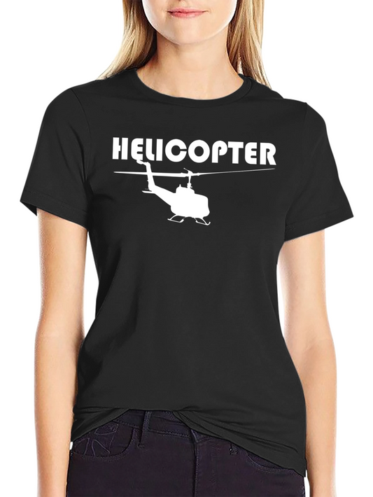 Helicopter Graphic Tee - Aviation T-Shirt