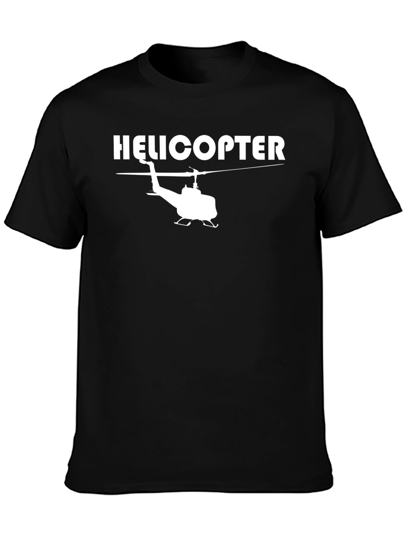 Helicopter Graphic Tee - Aviation T-Shirt