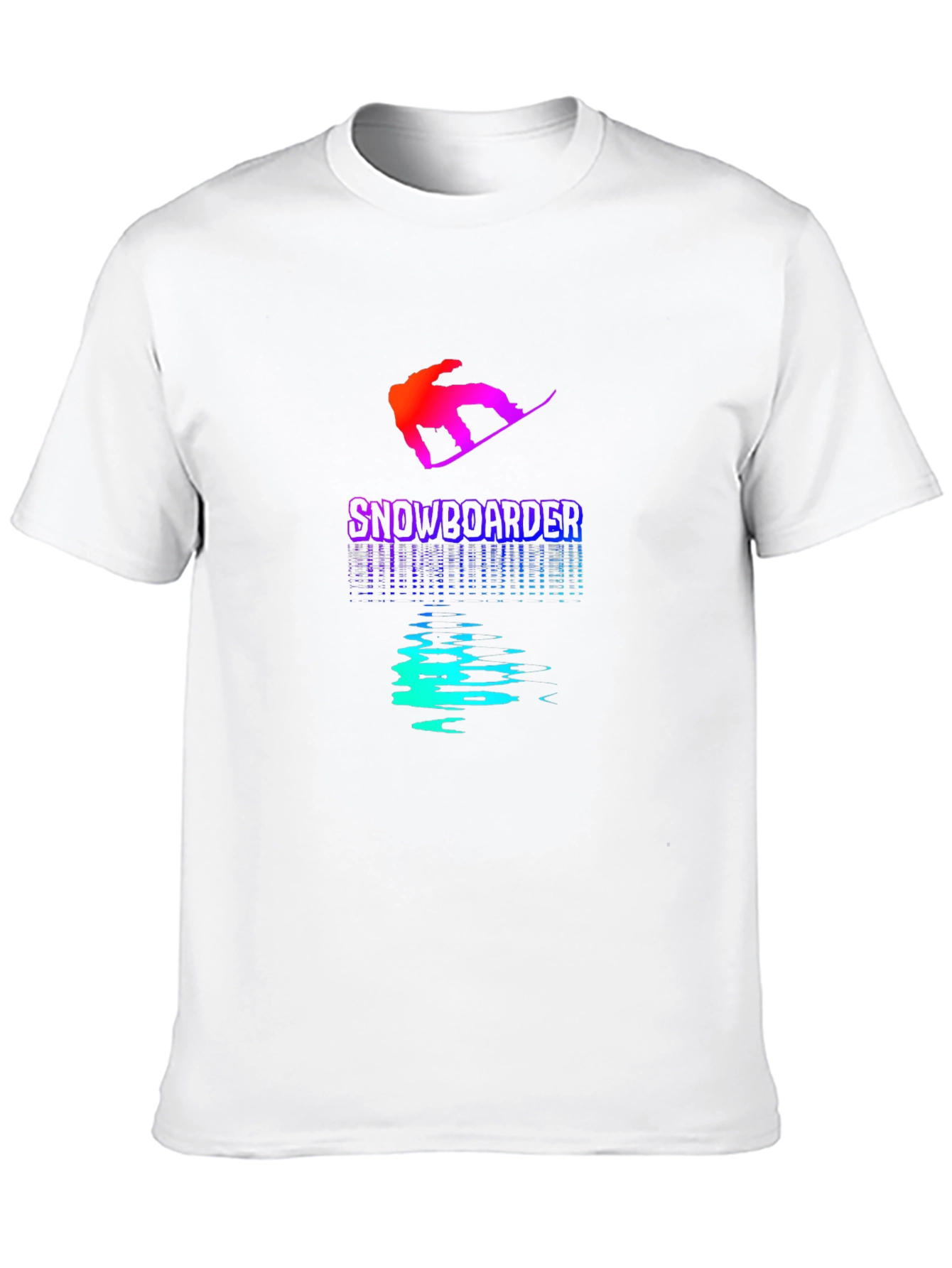 Snowboarder Graphic Tee - Stylish Black Cotton Shirt