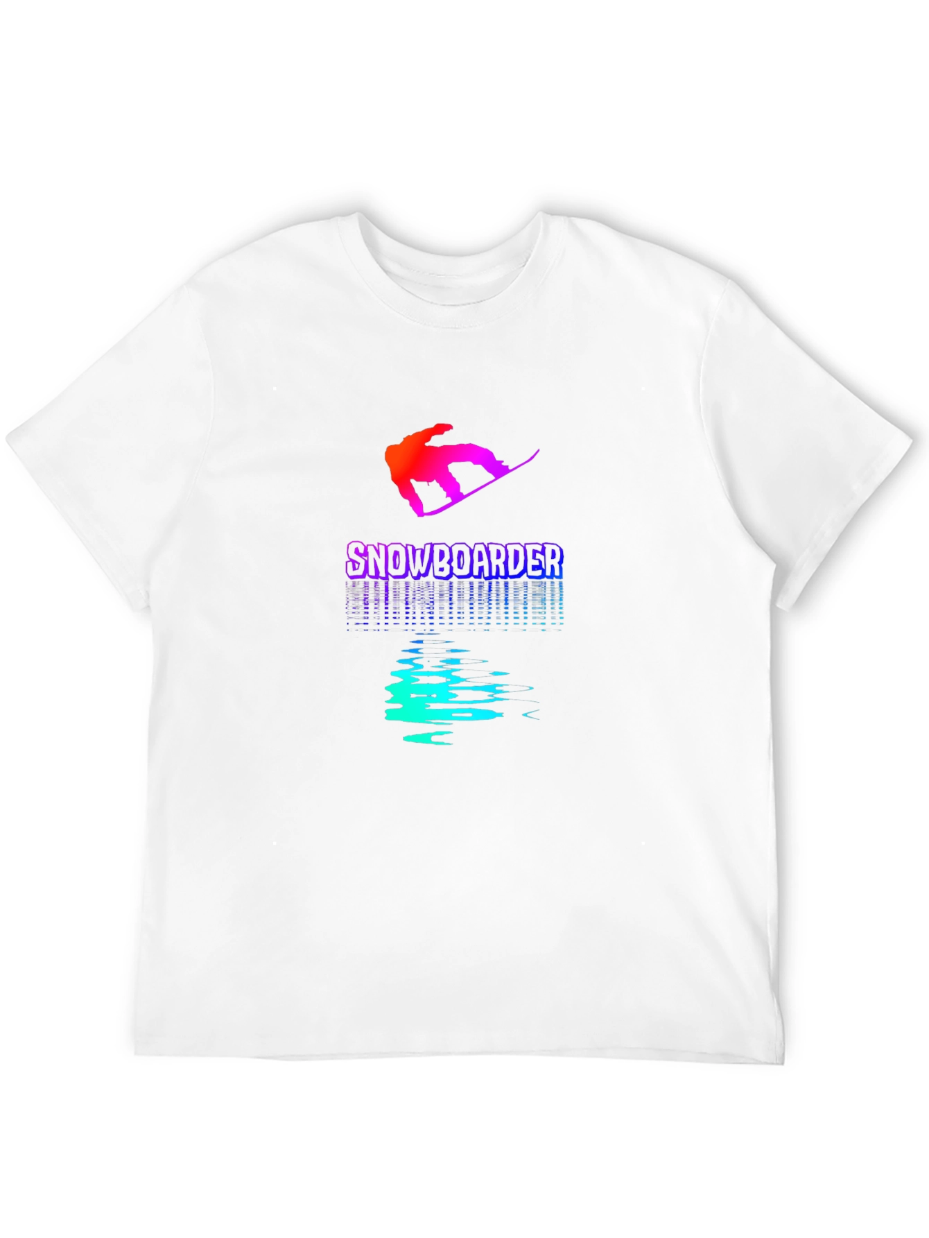 Snowboarder Graphic Tee - Stylish Black Cotton Shirt