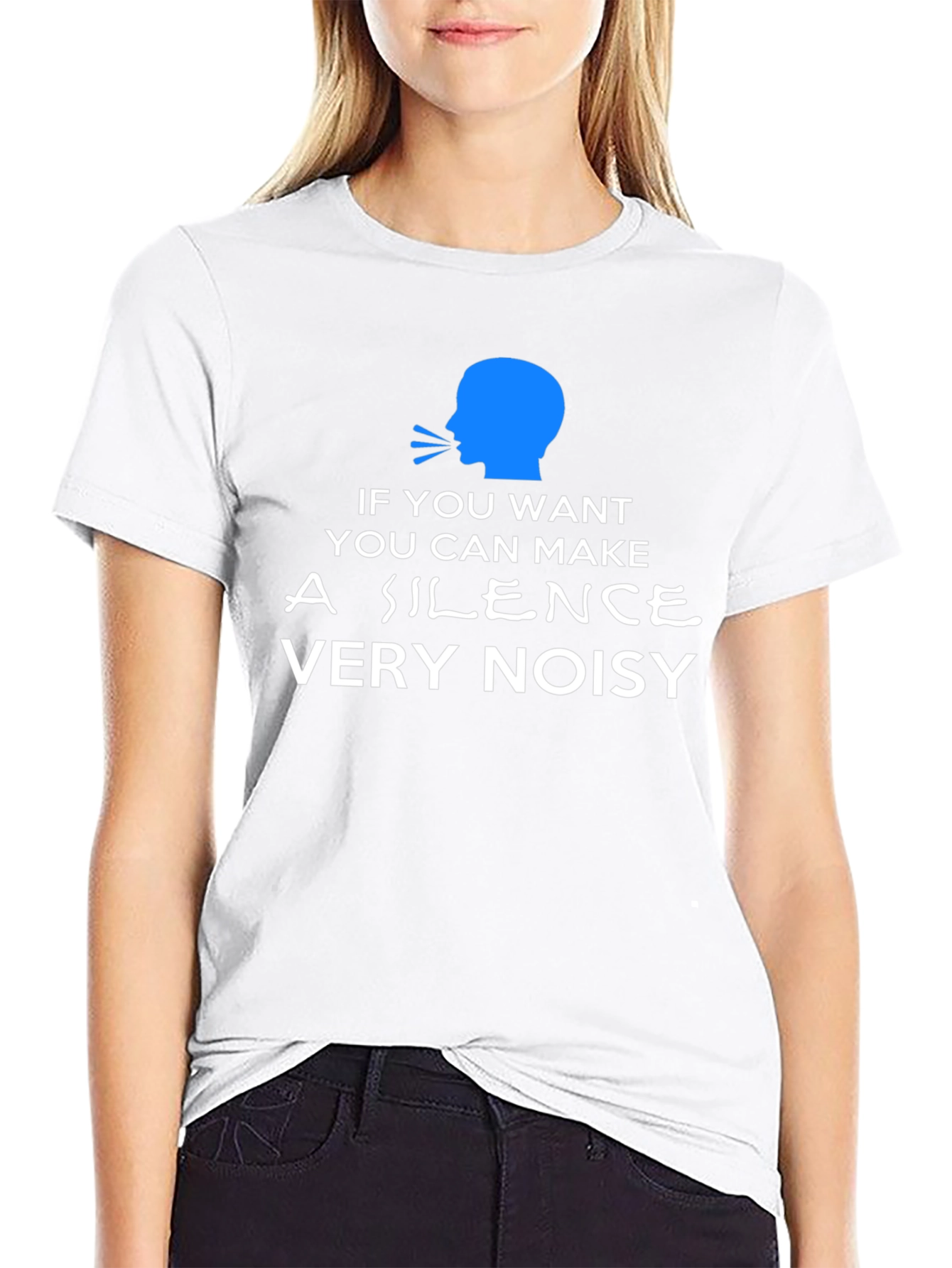 Silence Very Noisy Graphic Tee