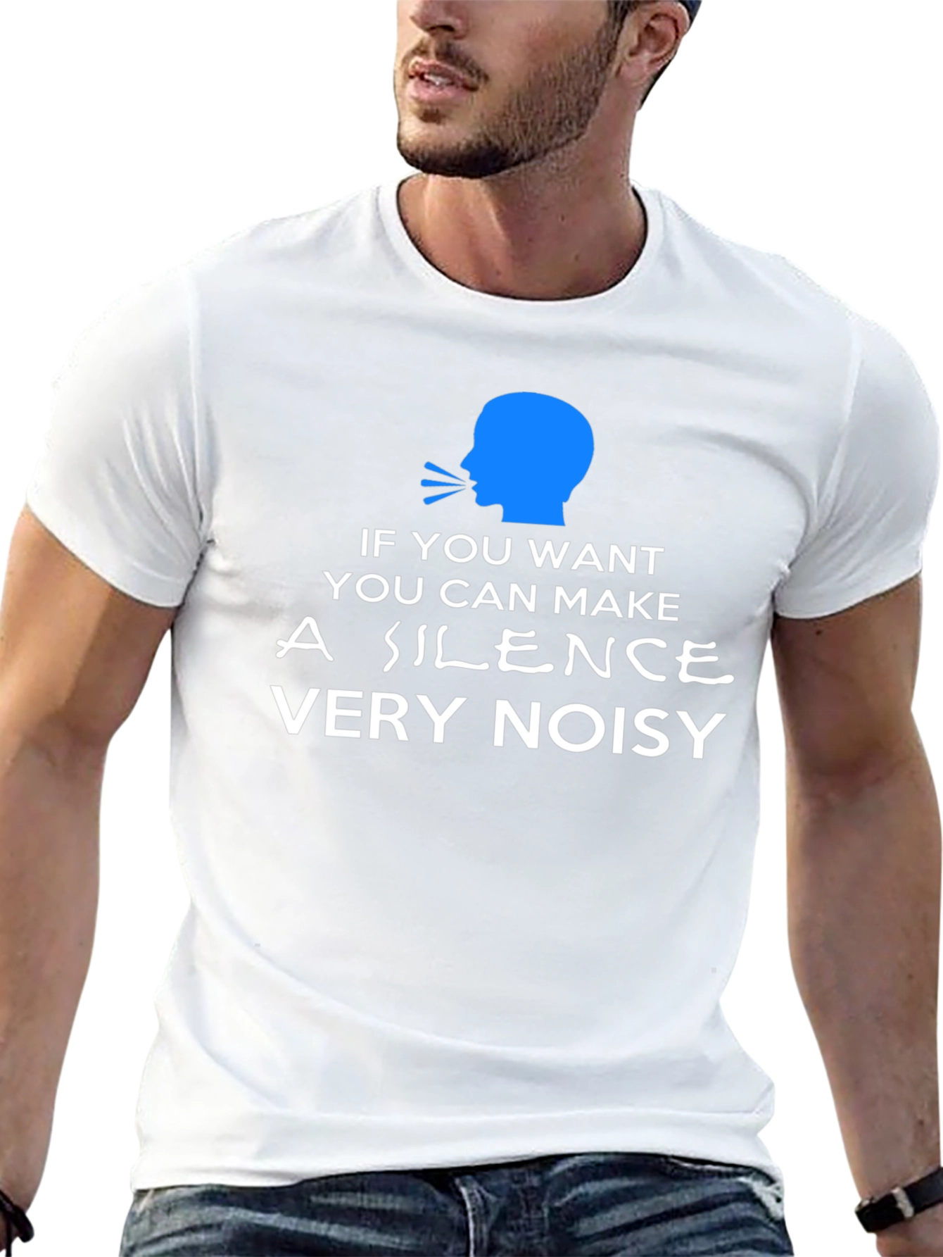 Silence Very Noisy Graphic Tee