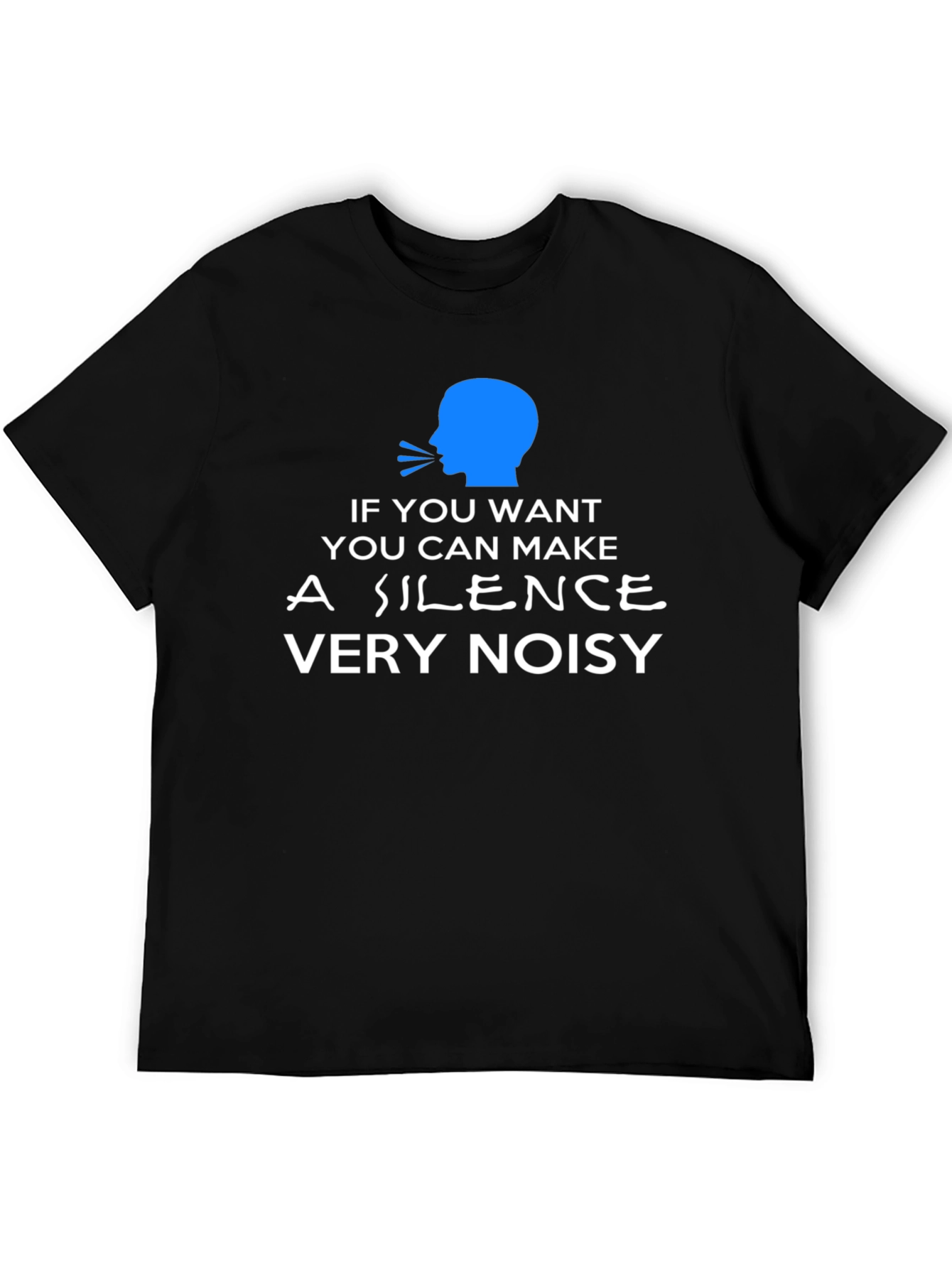 Silence Very Noisy Graphic Tee