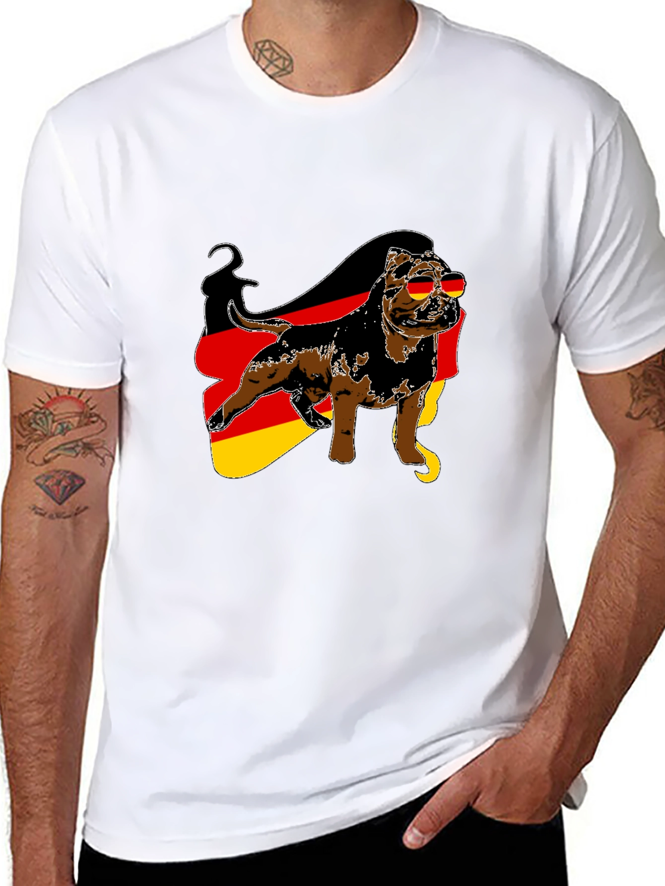 Dog German Flag T-Shirt