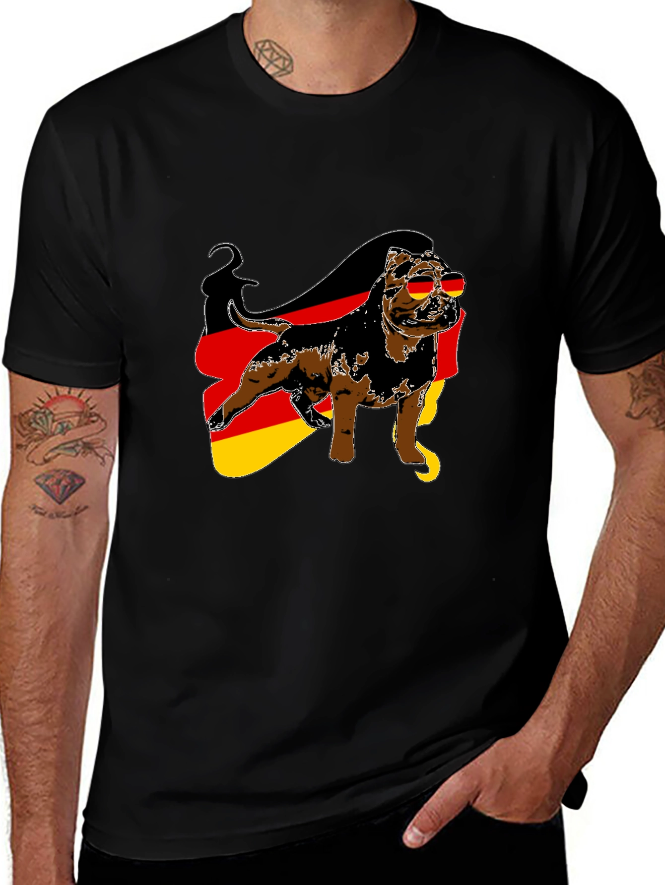 Dog German Flag T-Shirt
