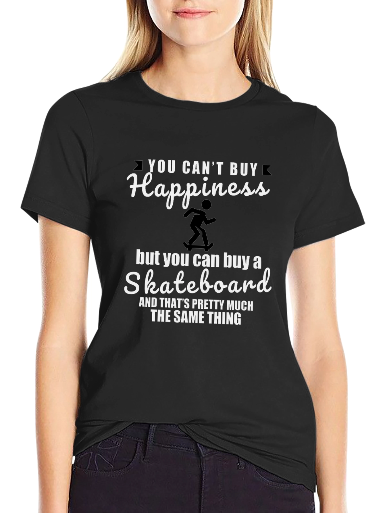 Happiness Skateboard T-Shirt