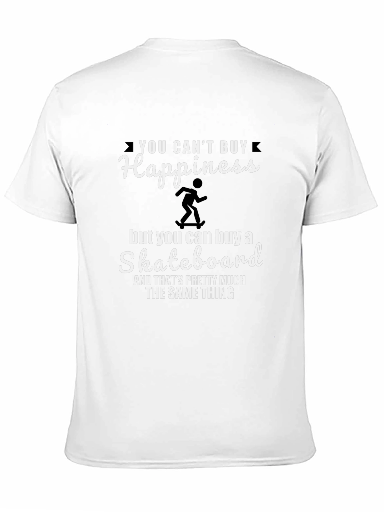 Happiness Skateboard T-Shirt