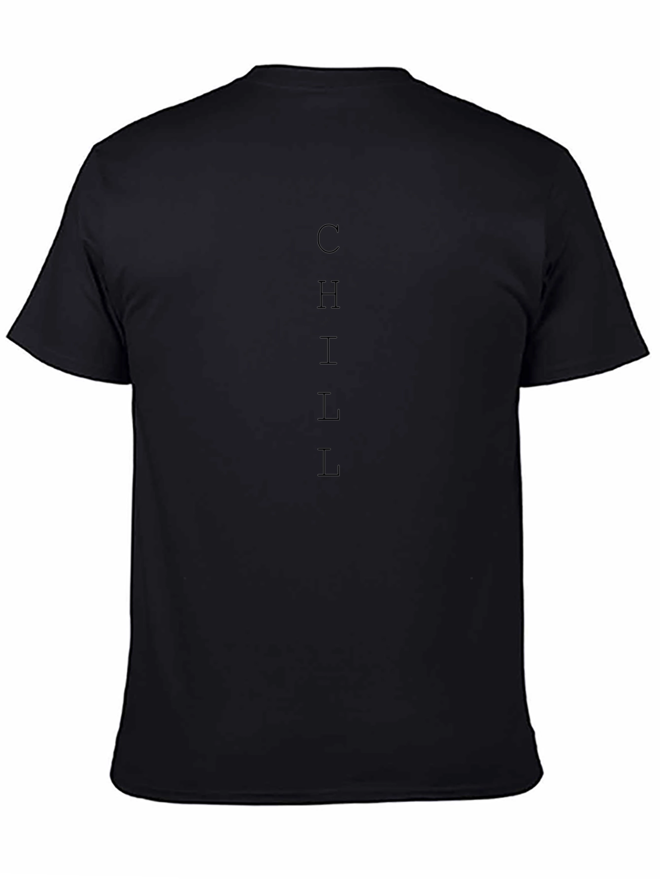 Mens Black Chill Graphic Tee
