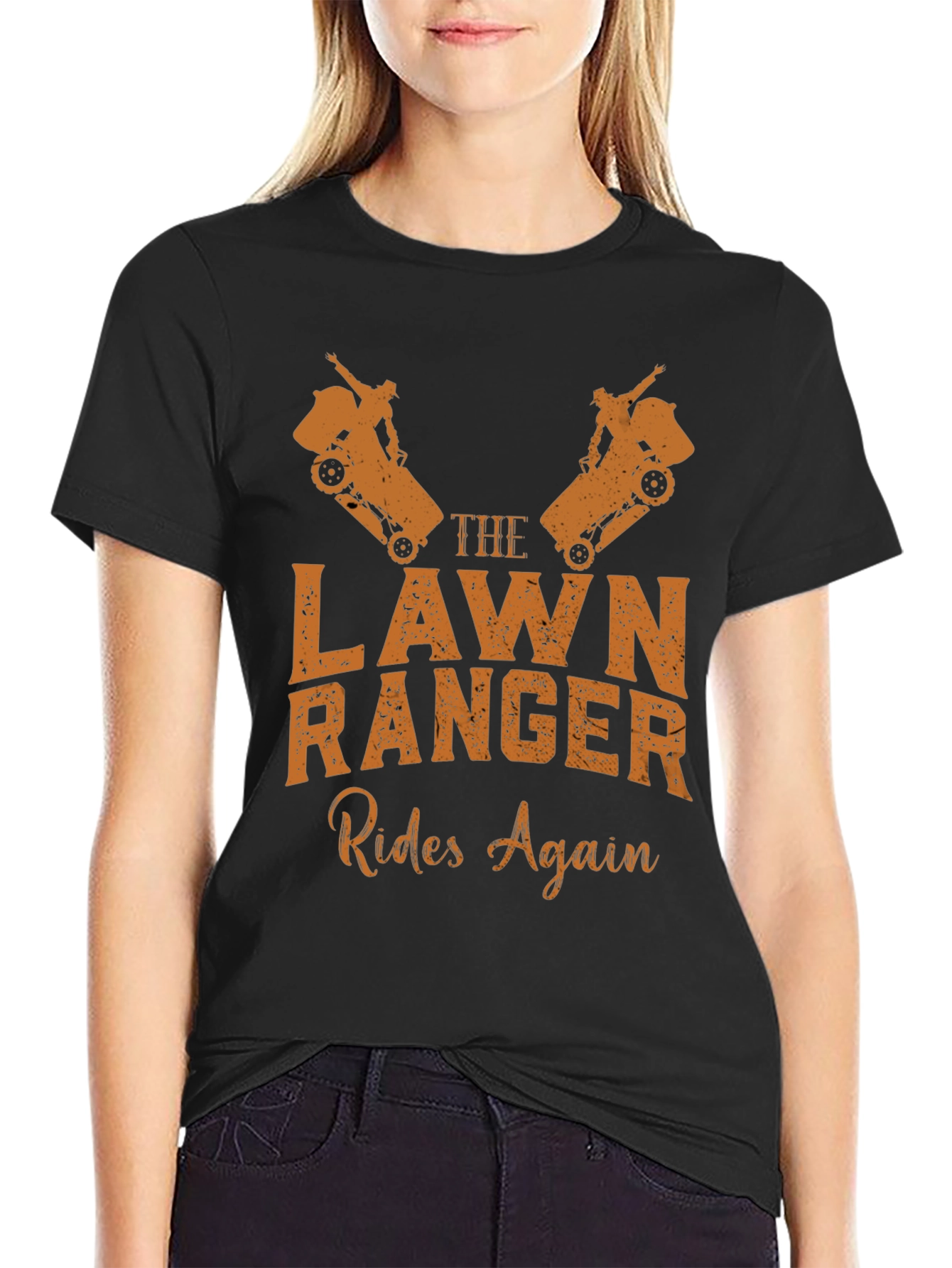 The Lawn Ranger Rides Again Mens Graphic Tee