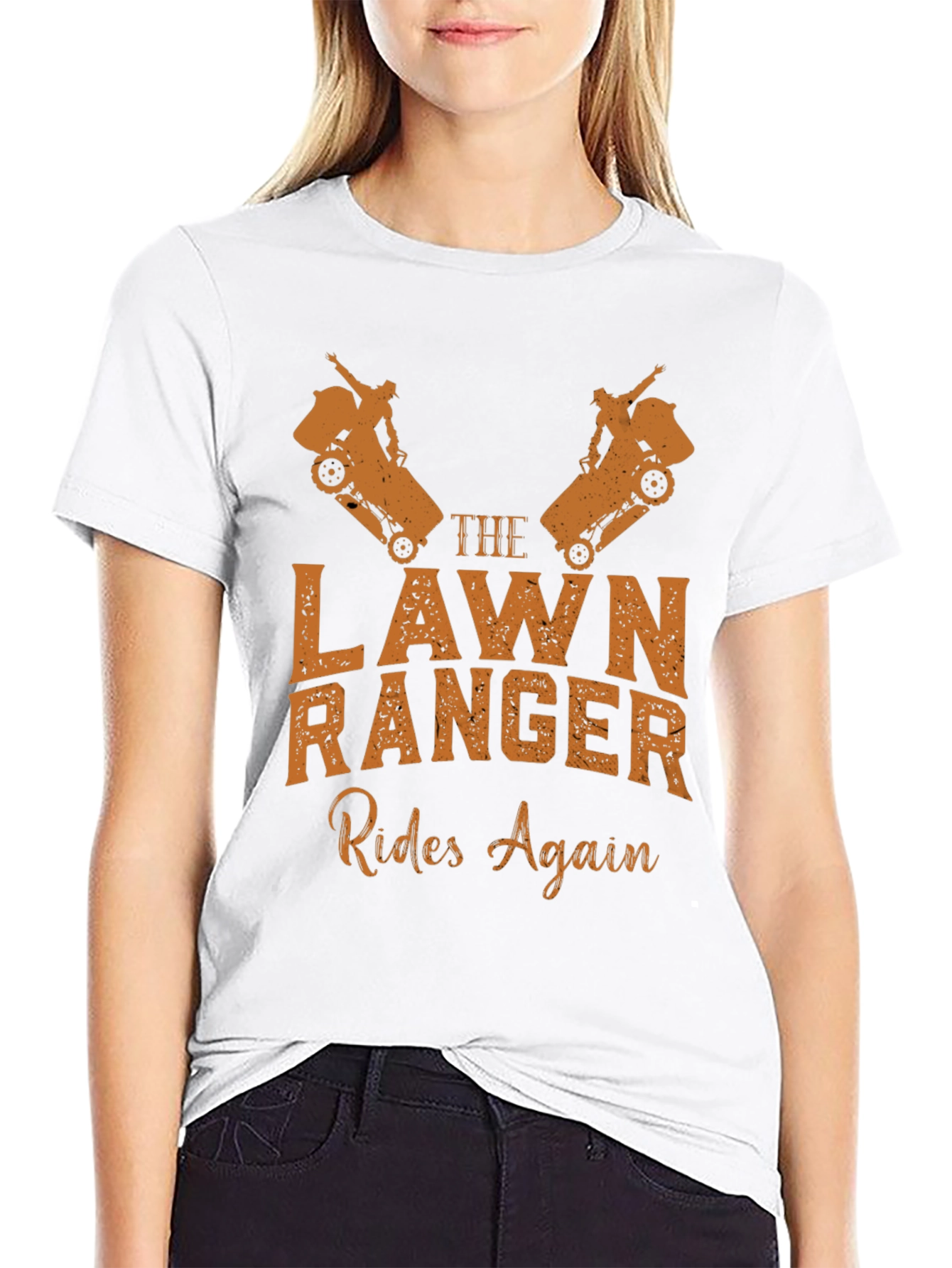 The Lawn Ranger Rides Again Mens Graphic Tee