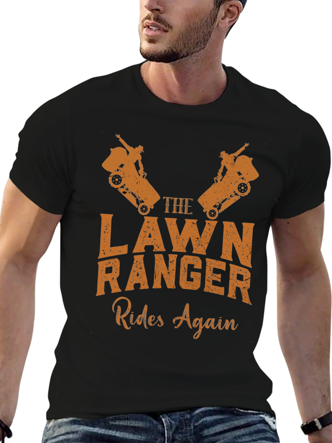 The Lawn Ranger Rides Again Mens Graphic Tee