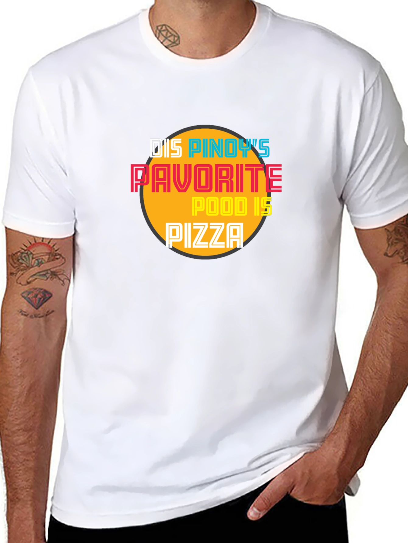 Pinoys Favorite Food Pizza Graphic Tee