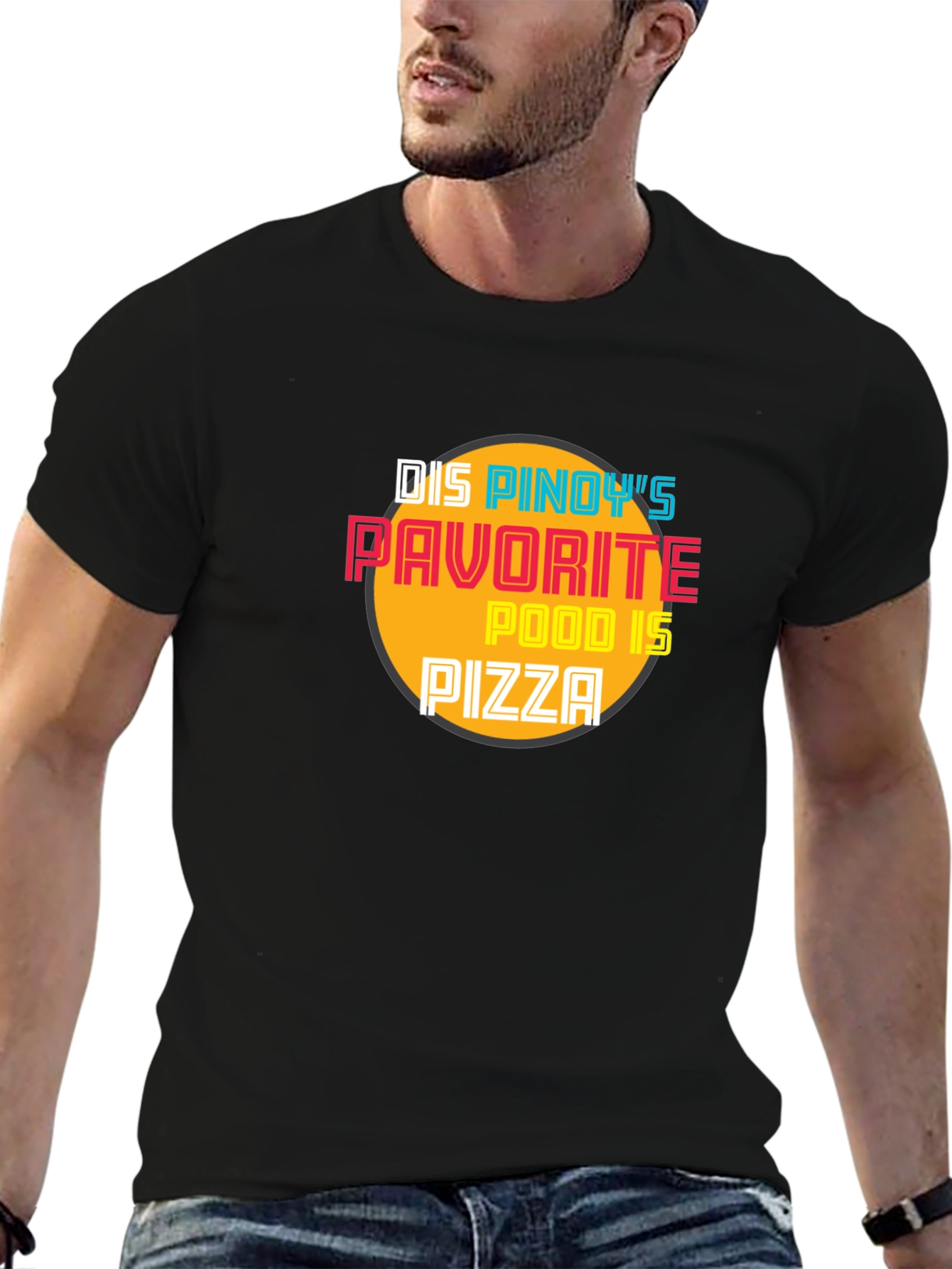 Pinoys Favorite Food Pizza Graphic Tee
