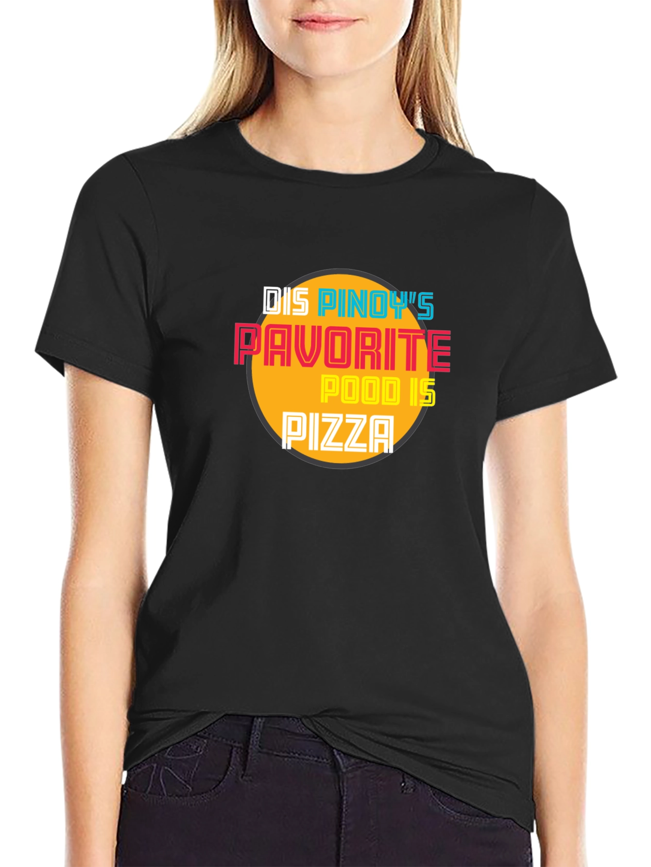 Pinoys Favorite Food Pizza Graphic Tee